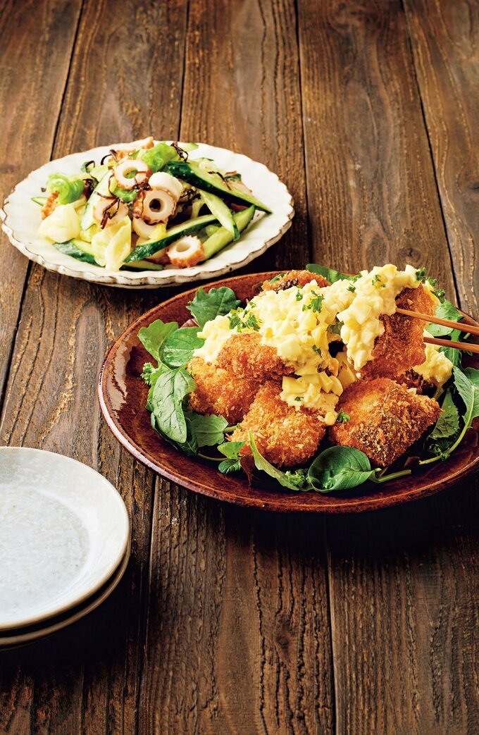 鮭のカレーフライ