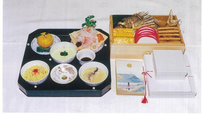 平成の饗宴の儀で出された国内被招待者用のお料理