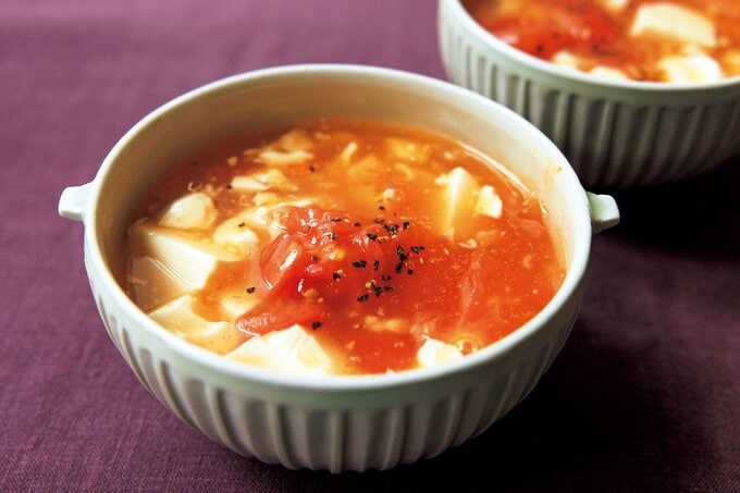 トマトと豆腐のとろみ煮