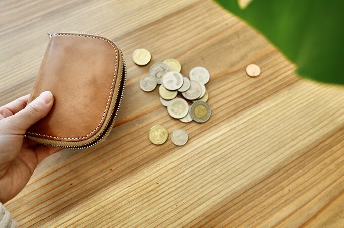 お財布と小銭