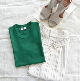 夏コーデは「グリーン」で脱マンネリ！挑戦するならTシャツから