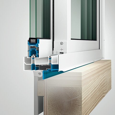 樹脂窓EWの断面