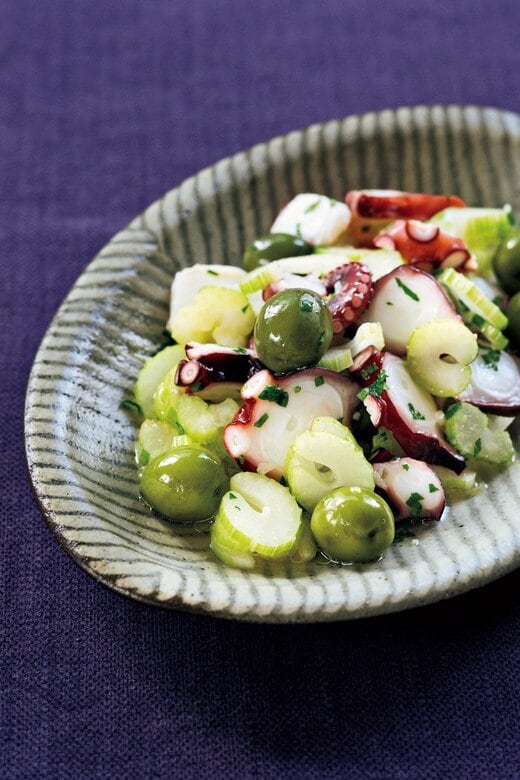 セロリとタコのマリネ