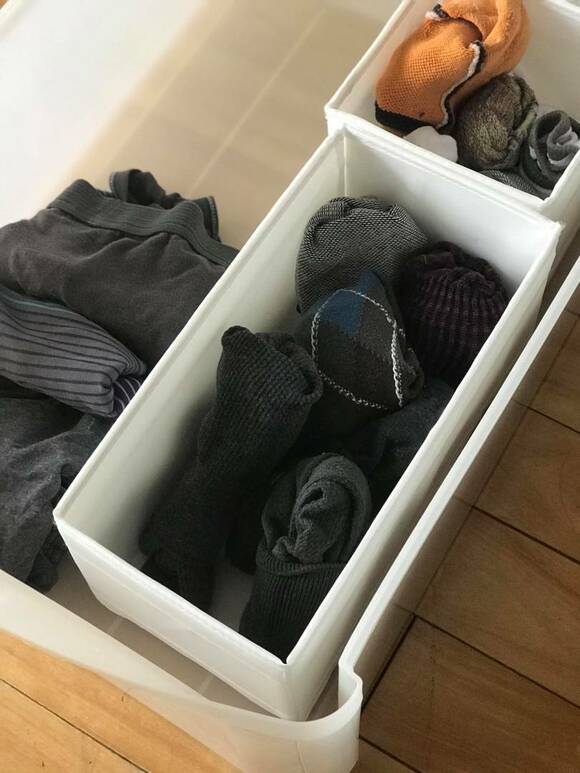 大・中・小があるのでアイテムの大きさで分ける