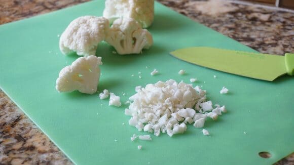 基本のカリフラワーライスのつくり方1