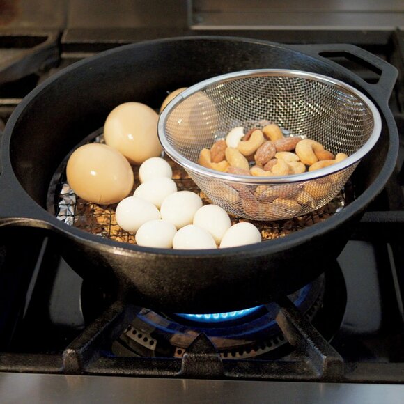 フタをして5~15分ほどいぶせば完成