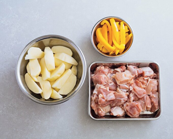 チキンジャガイモパプリカ