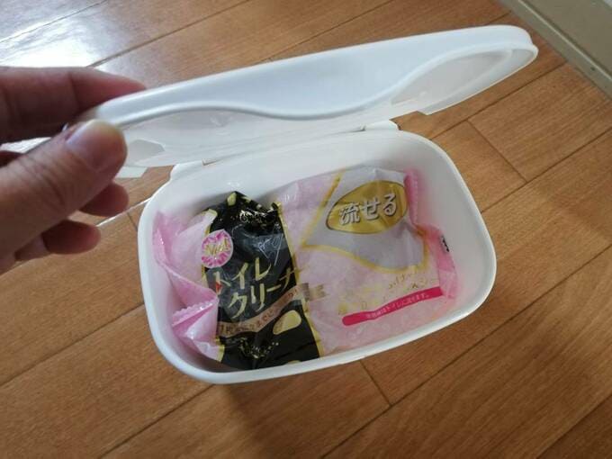 トイレのお掃除シート