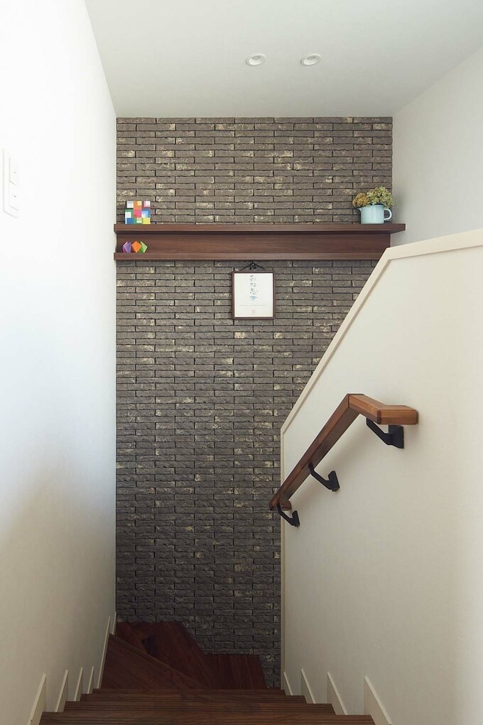 飾れるよう演出された階段
