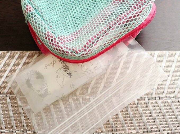 ポーチに入れる図