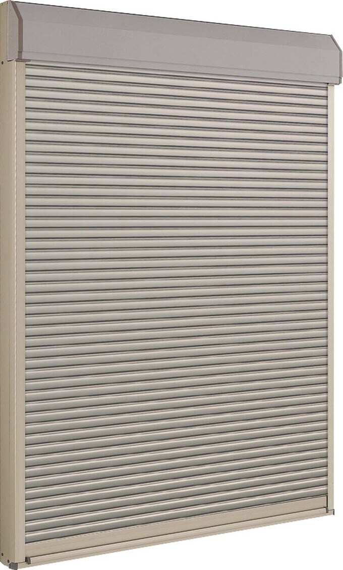 三協アルミのシャッター付引違い窓