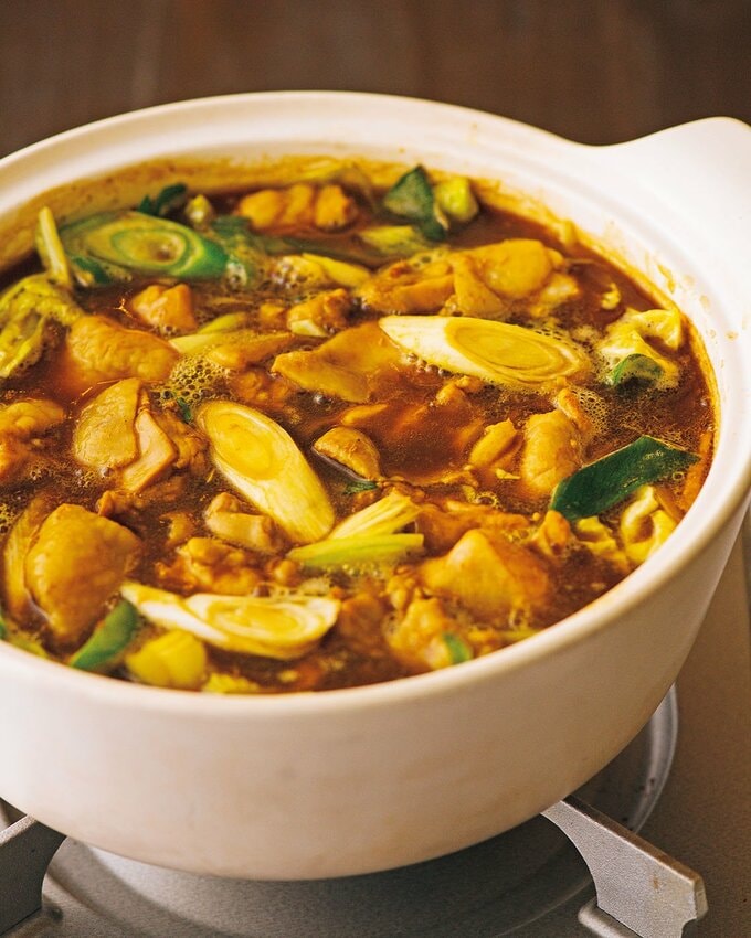 おそば屋さんのカレー鍋