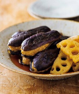 しみじみおいしい、肉づめナスの焼きびたし。ジューシーなのに糖質オフ