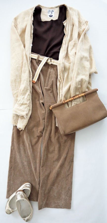 ブラウン系コーデ