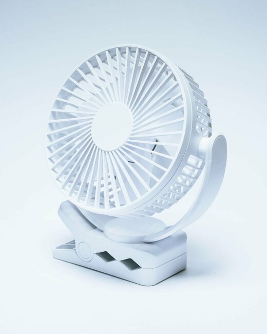 3way USBコードレスマグネット付きクリップファン