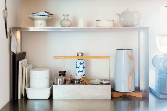 調理台にこの字ラック