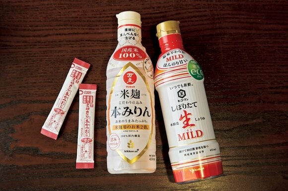 しょうゆ・みりん・だし