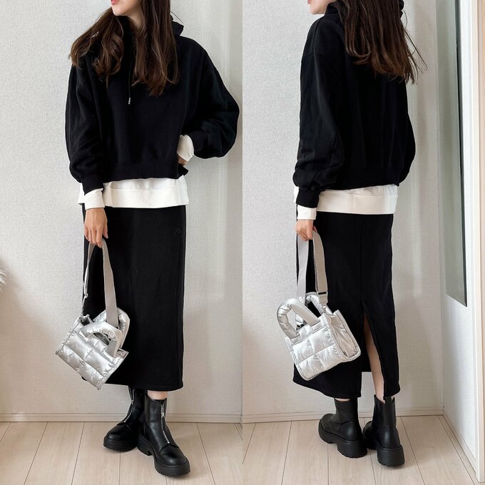 レイヤードコーデ