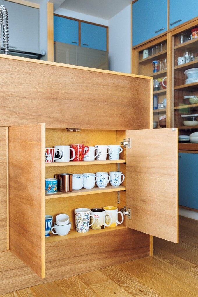 キッチンカウンターの収納