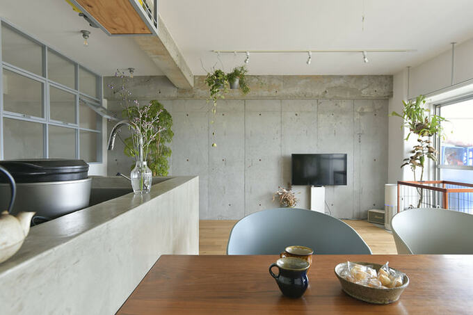 モルタルキッチン