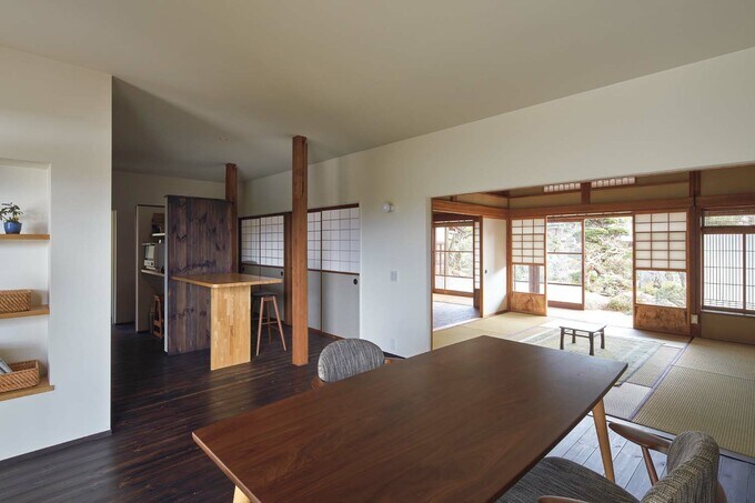 富士山が望めるダイニング