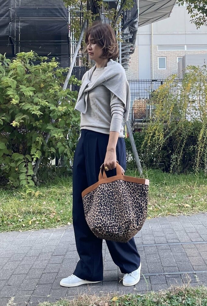 河村さんニットコーデ2