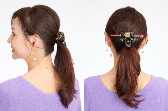 バレッタアレンジ