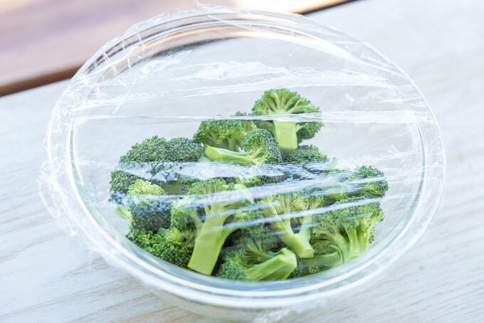 ブロッコリーをレンチンする
