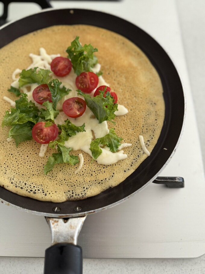 しょっぱいクレープ