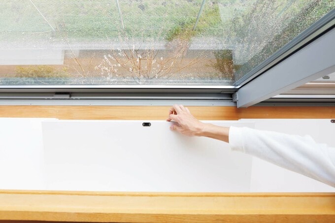 吹き抜けにフタができるようになっている