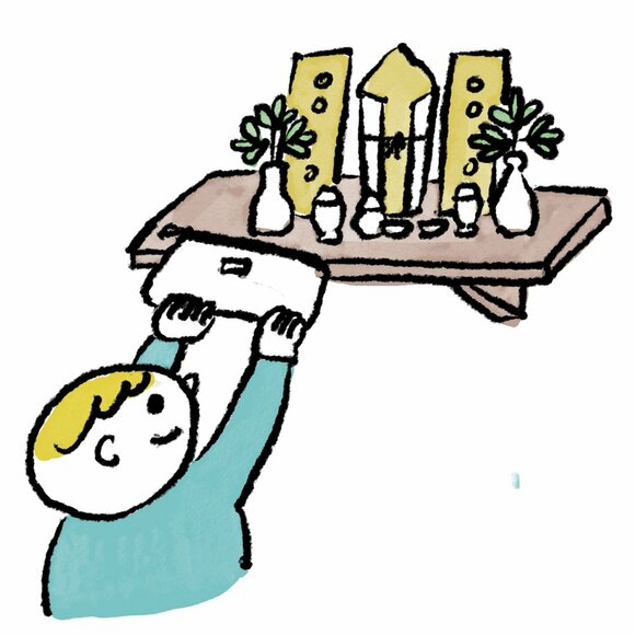 イラスト神棚に財布