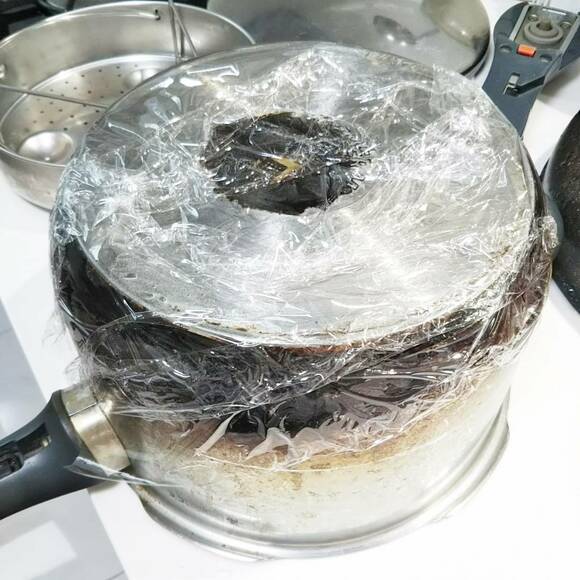 ラップをした様子