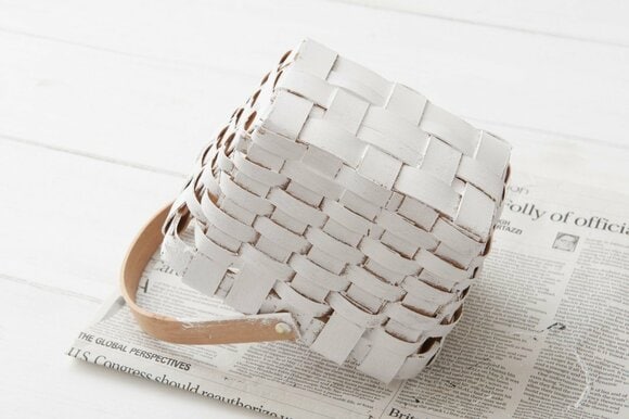 初心者でもできる、かわいいアンティーク風バスケット