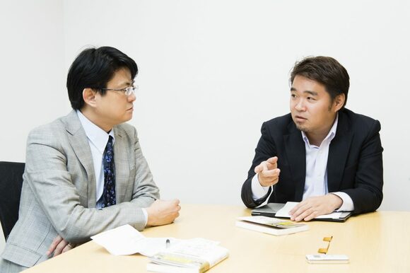 横山光昭さんと、木原誠太郎さん