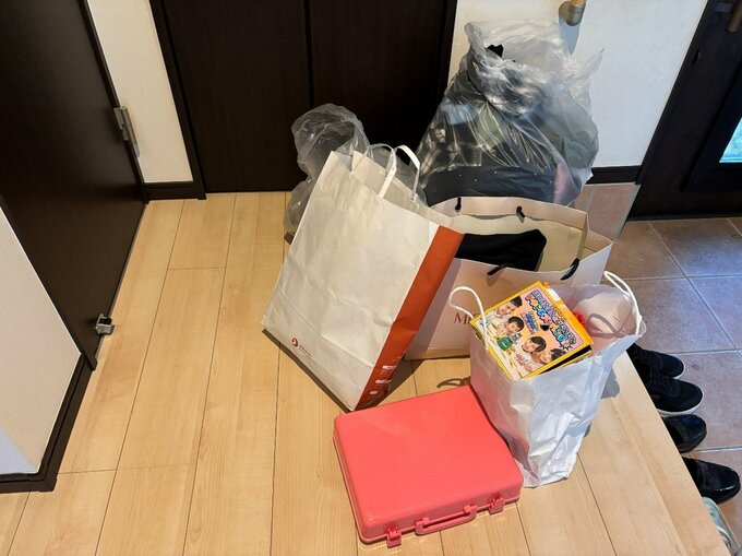 いらなくなった洋服とおもちゃ