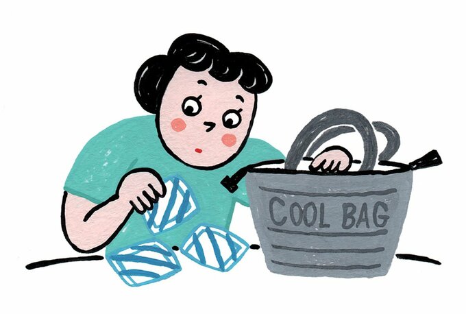 イラストクールバッグ