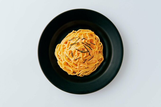明太クリームパスタ