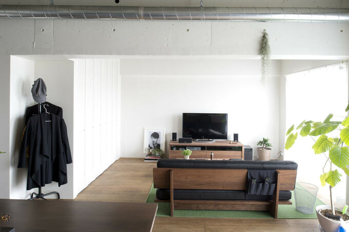 DIYオイル塗装したナラ材フローリング