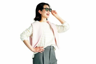 「ユニクロ・GU・無印良品」で着まわし3コーデ。2000円台のキレイ色ニットが万能すぎる