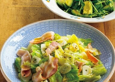 「野菜不足を解消」する糖質オフ献立。キャベツや豆苗たっぷりで満足度も抜群