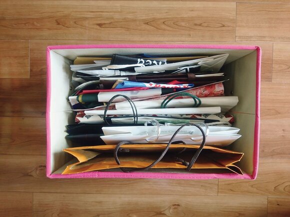 紙袋入れスツールbefore