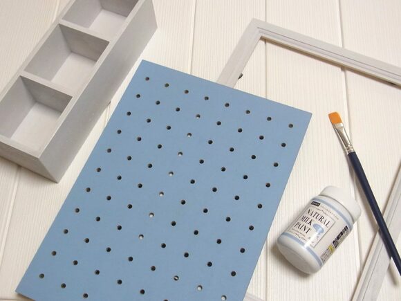 ブルーにペイント