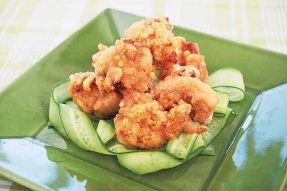 ジューシーな鶏から揚げ