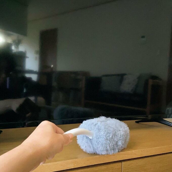 「バスボンくん　ホコリガードハンディモップ」