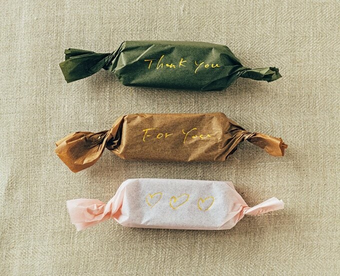 ココアフロランタンのラッピング