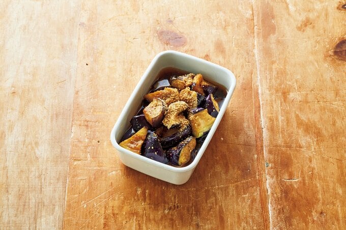 ナスの揚げびたし