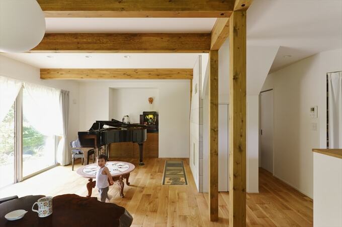 リビングとDKを一体化