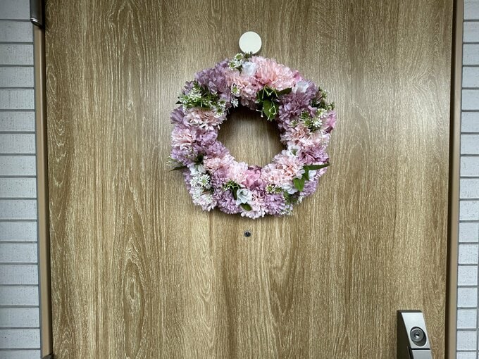 造花のリース
