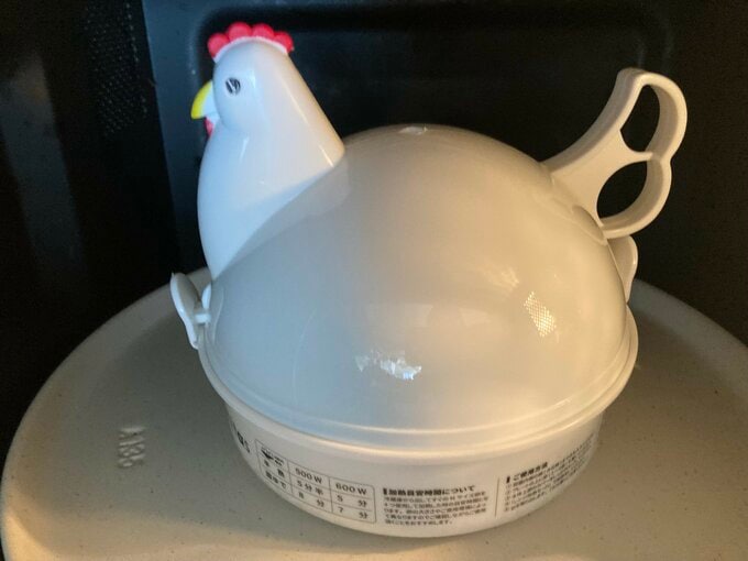 電子レンジで加熱