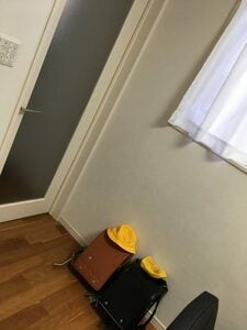 平日はランドセルは出しっぱなし、土日は収納するルールに